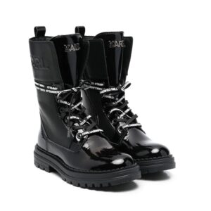 lace-up leather boots